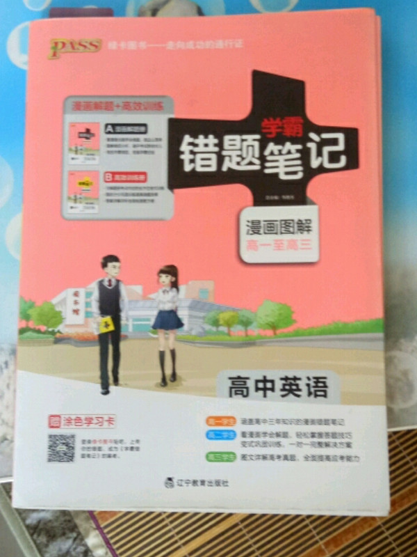 学霸错题笔记·高中英语:漫画解题册+高效训练册-买卖二手书,就上旧书街