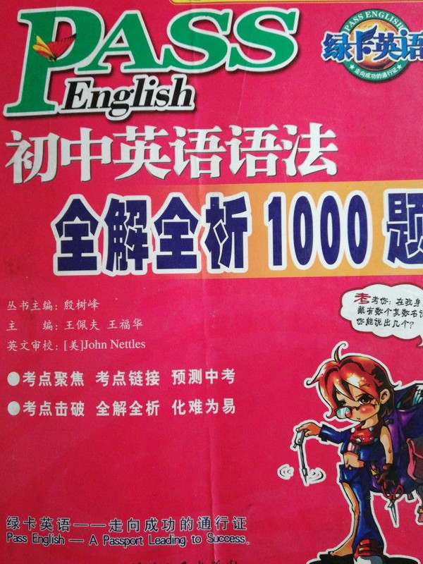 初中英语语法全解全析1000题