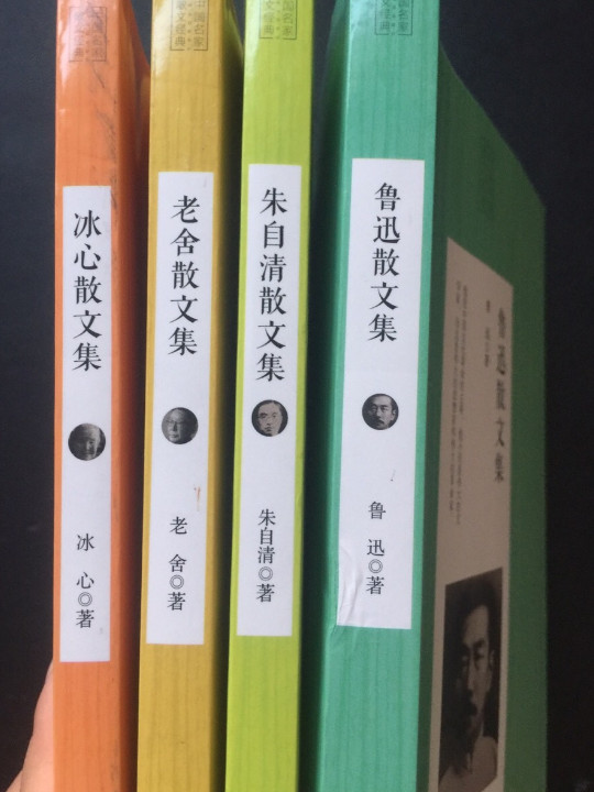 中国名家散文经典：冰心散文集+老舍散文集+鲁迅散文集+朱自清散文集