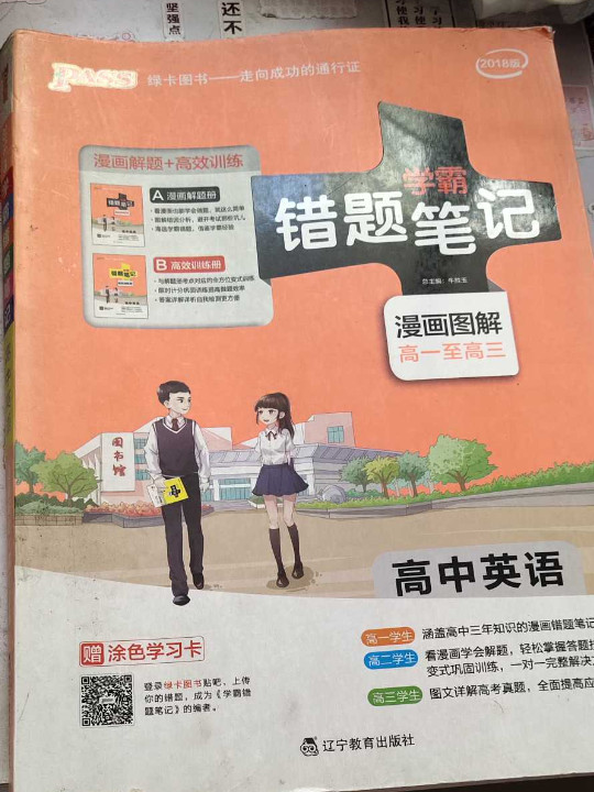 学霸错题笔记·高中英语:漫画解题册+高效训练册