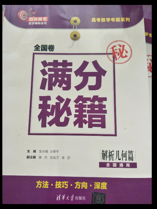 全国卷满分秘籍 解析几何篇/高考数学专题系列·洞穿高考数学辅导丛书