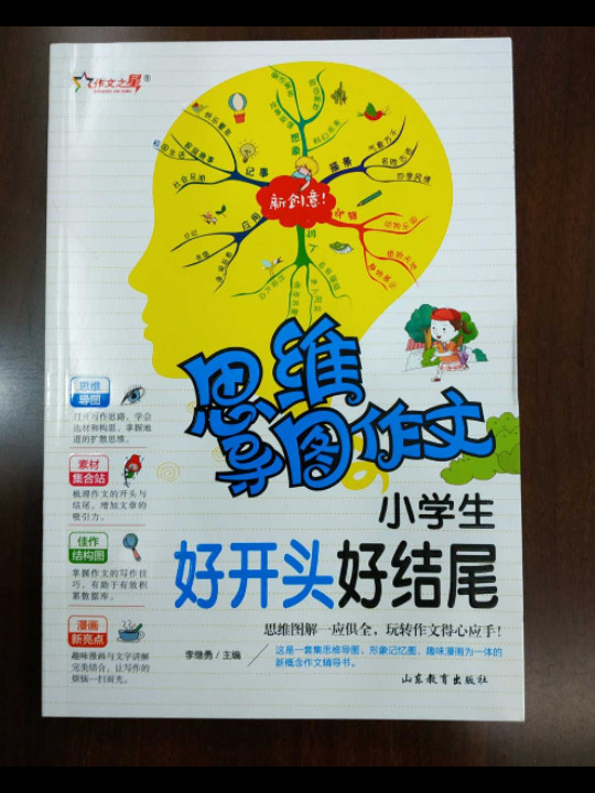思维导图作文：小学生好开头好结尾/集思维导图 形象记忆图 趣味漫画为一体的新概念作文辅导书
