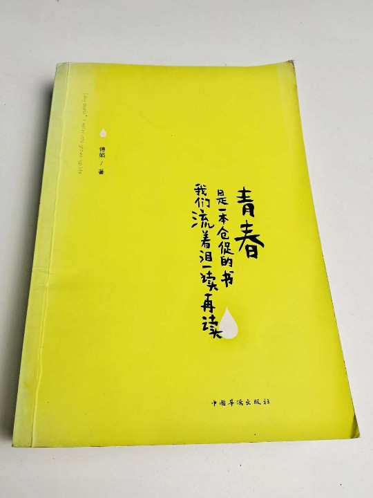 青春是一本仓促的书-我们流着泪一读再读-买卖二手书,就上旧书街