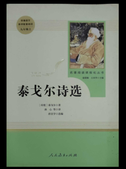 泰戈尔诗选 九年级上 人教版名著阅读课程化丛书 教育部统编教材推荐必读书目 人民教育出版社