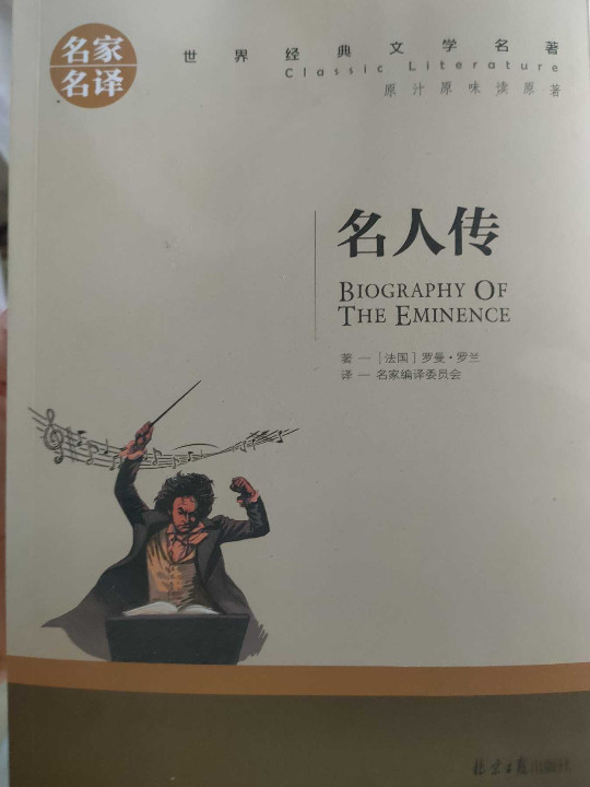 名人传 名家名译世界经典文学名著 原汁原味读原著 中小学生新课标课外阅读故事书-买卖二手书,就上旧书街