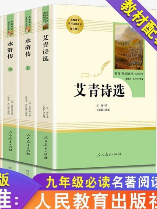 艾青诗选 九年级上 人教版名著阅读课程化丛书 教育部统编教材推荐必读书目 人民教育出版社