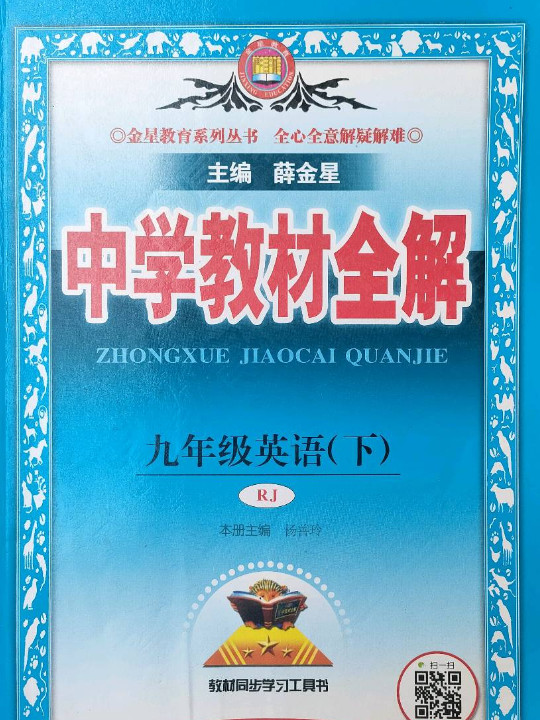 中学教材全解 九年级英语下 RJ版 人教版 2019春
