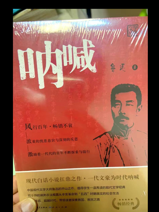 呐喊 人民文学出版社 鲁迅原著正版