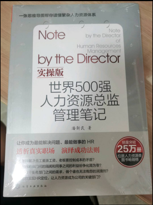 世界500强人力资源总监管理笔记实操版