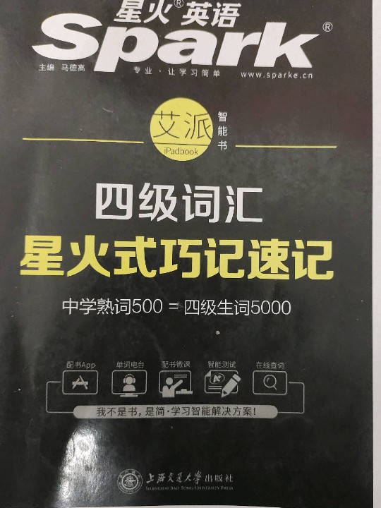 星火英语 新大纲大学英语四级 词汇乱序版 2019年大学四级英语词汇书  星火式巧记速记单词