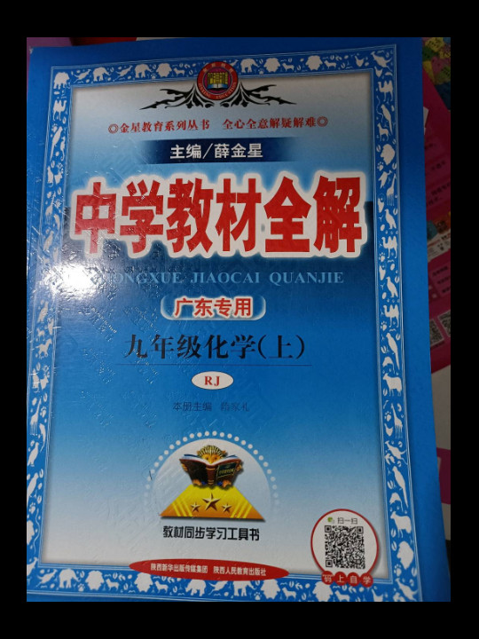 中学教材全解 九年级化学上 人教版 RJ版 2018秋
