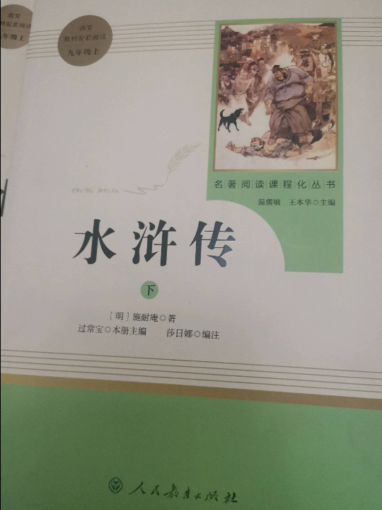 水浒传  人教版九年级上 教育部编语文教材指定推荐必读书目 人民教育 名著阅读课程化丛书