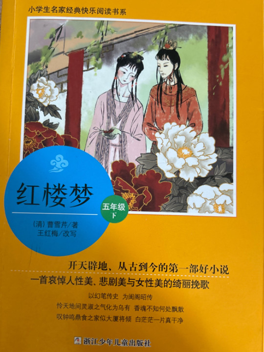 红楼梦/小学生名家经典快乐阅读书系