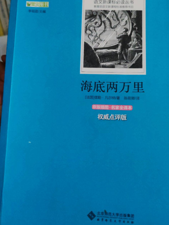 海底两万里 语文新课标必读丛书 教育部推荐中小学生必读名著-买卖二手书,就上旧书街