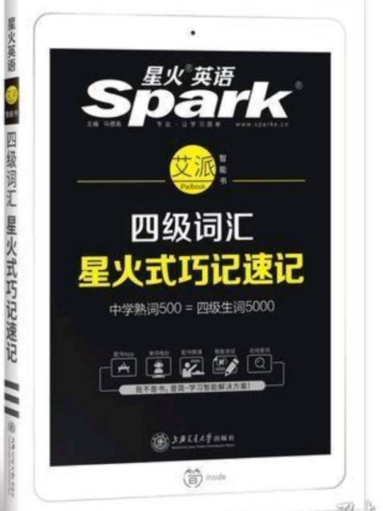 星火英语 新大纲大学英语四级 词汇乱序版 2019年大学四级英语词汇书  星火式巧记速记单词