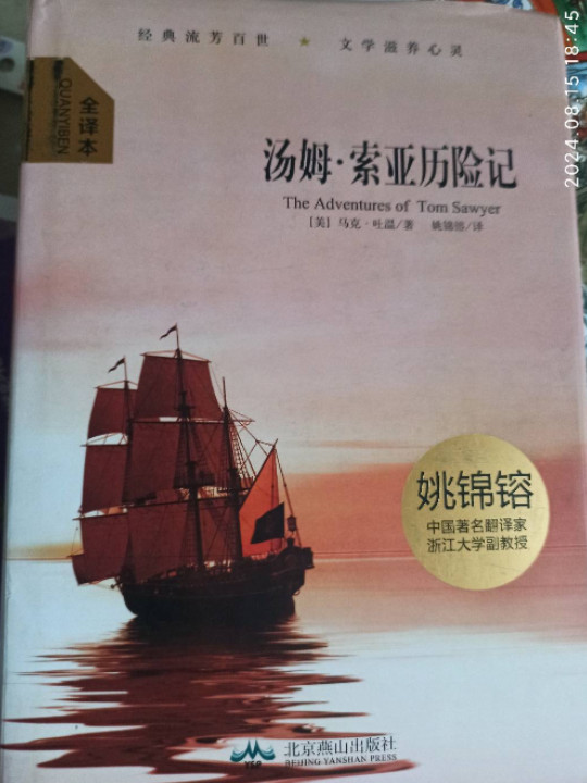 大悦读精装名著阅读 汤姆·索亚历险记