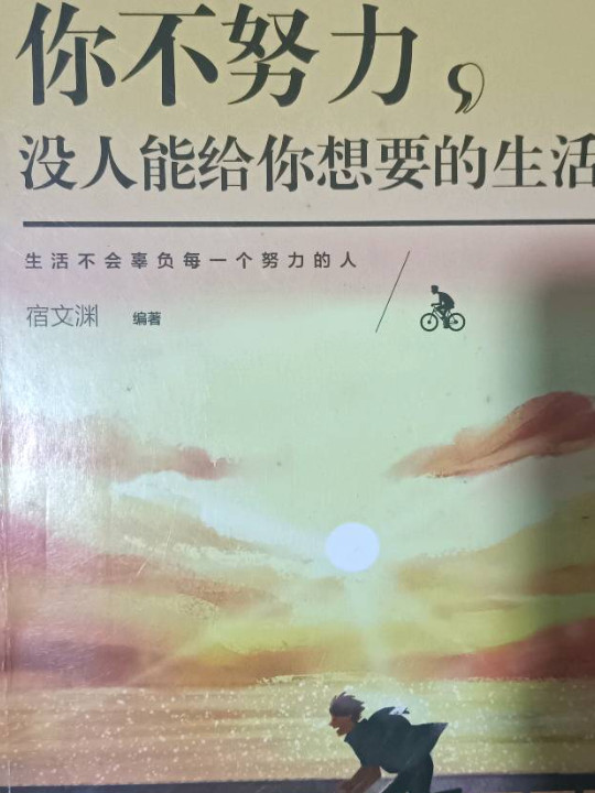 你不努力 没人能给你想要的生活