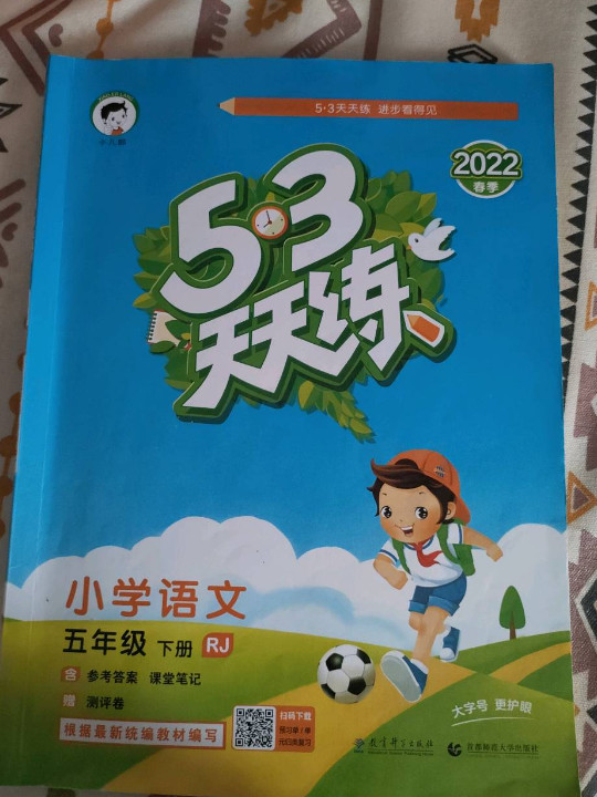 53天天练 小学语文 五年级下册 RJ2019年春