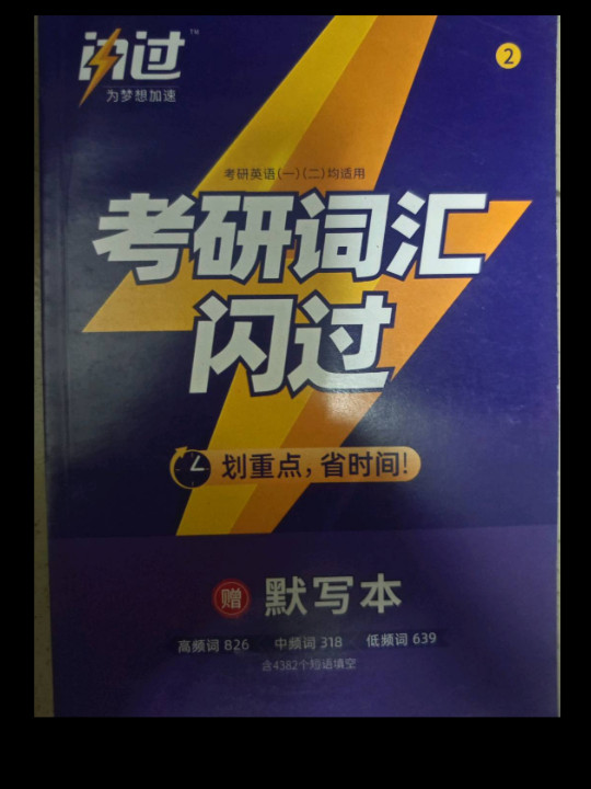 考研词汇闪过