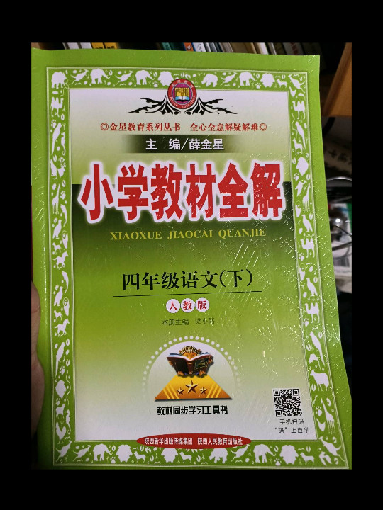 小学教材全解 四年级语文下 人教版 2017春