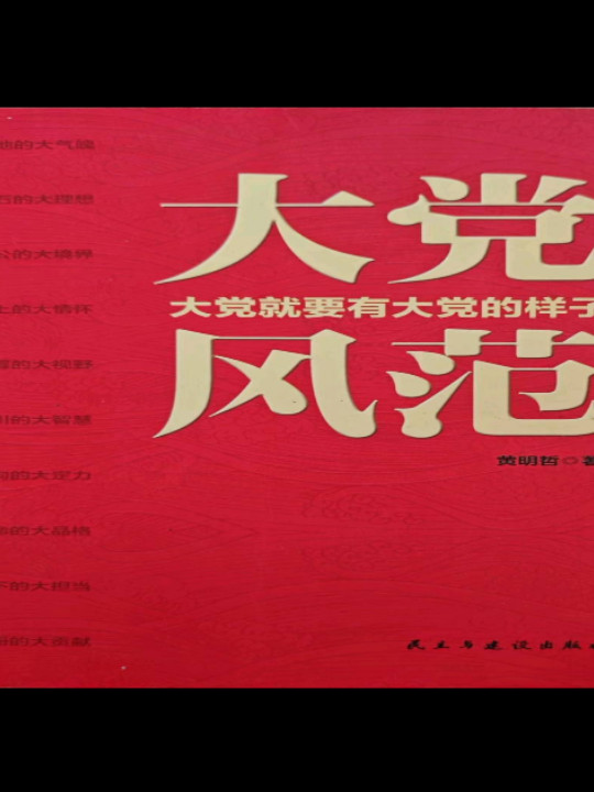 大党风范