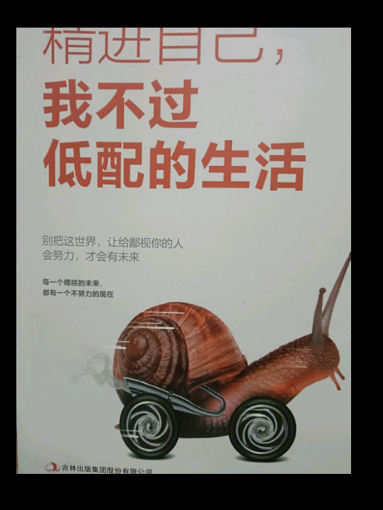 精进自己，我不过低配的生活