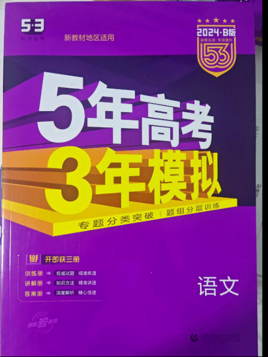 53高考  2019B版专项测试 高考语文 5年高考3年模拟五年高考三年模拟 曲一线科学备考